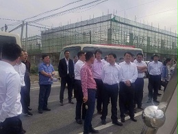 瑞绽新工程开始灌浆饱满，欢迎市领导莅临指导检验